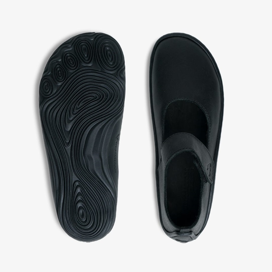 Addis Wyn Kids Vivobarefoot Obsidian