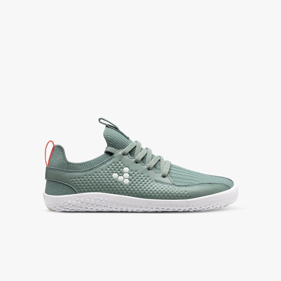 Sea Green Vivobarefoot Primus Knit II Juniors
