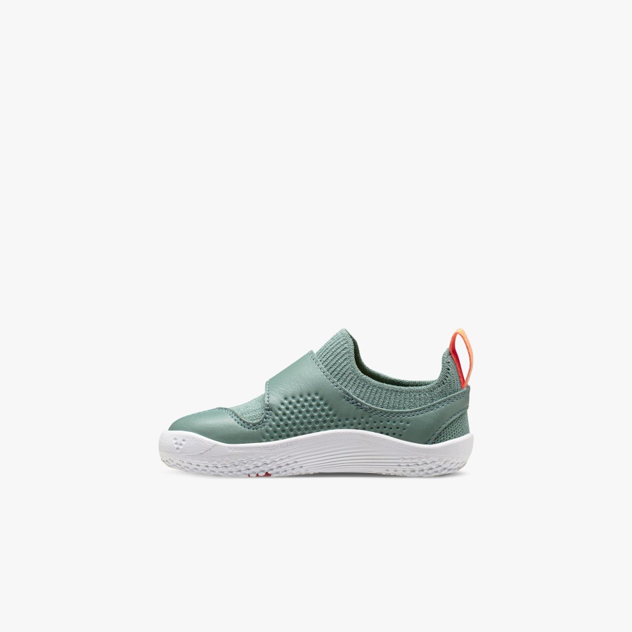 Sea Green Primus Knit II Toddlers Vivobarefoot