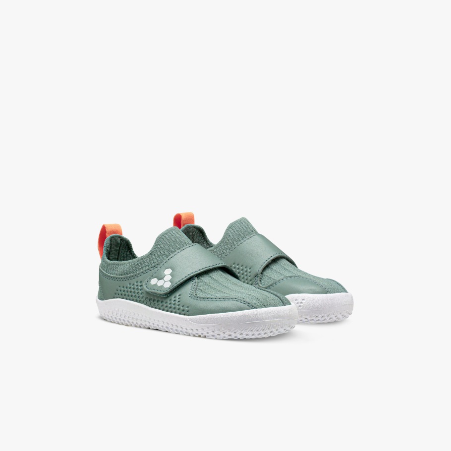 Sea Green Primus Knit II Toddlers Vivobarefoot
