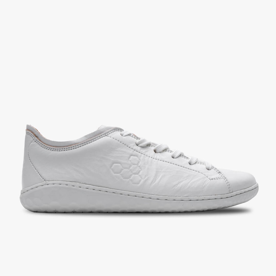 Bright White Vivobarefoot Geo Court III Womens