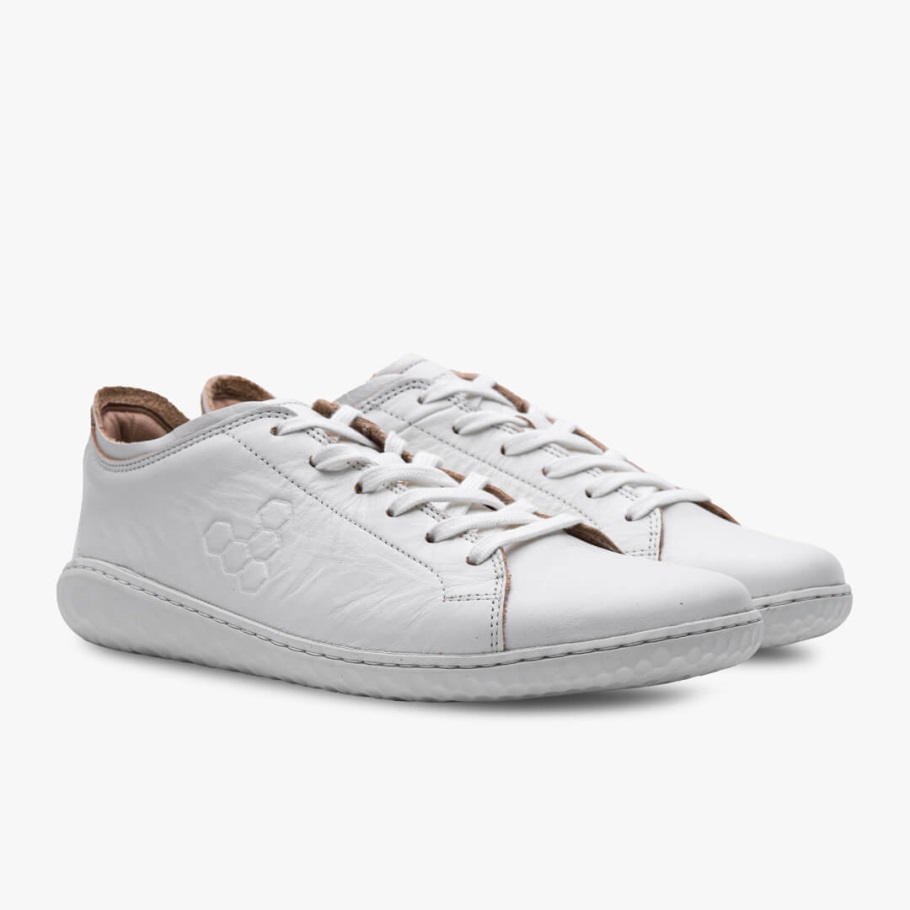Bright White Vivobarefoot Geo Court III Womens
