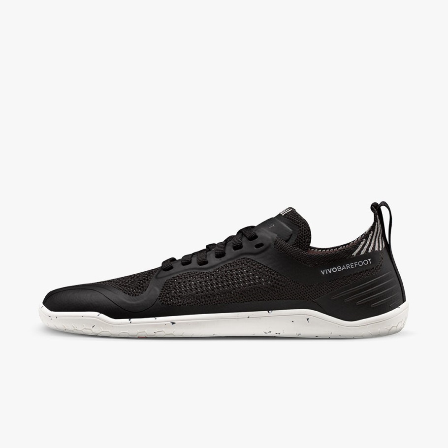 Geo Racer Knit Womens Vivobarefoot Obsidian