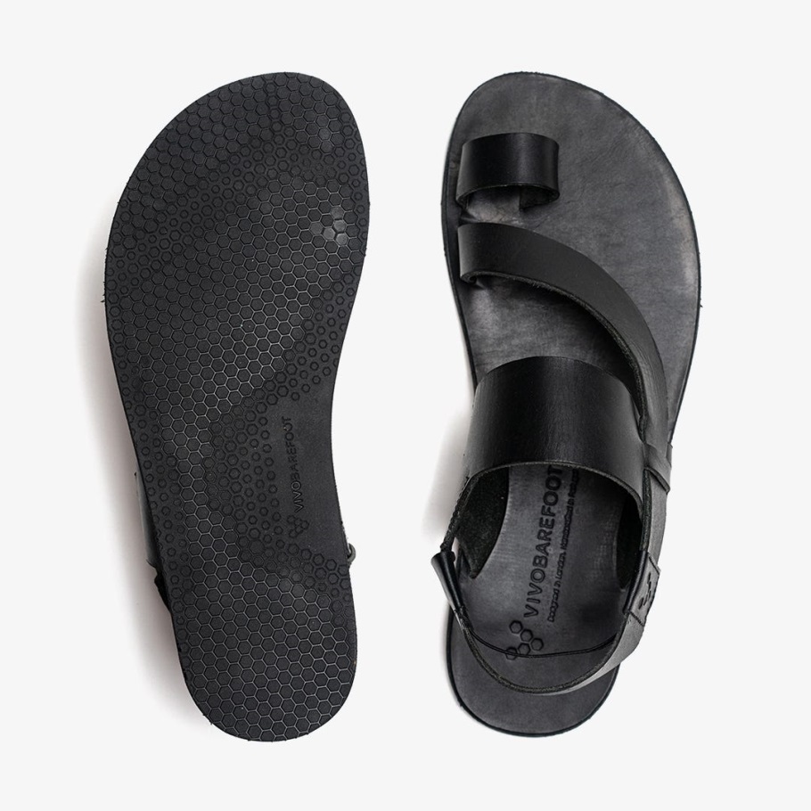 Opanka Sandal Womens Vivobarefoot Black