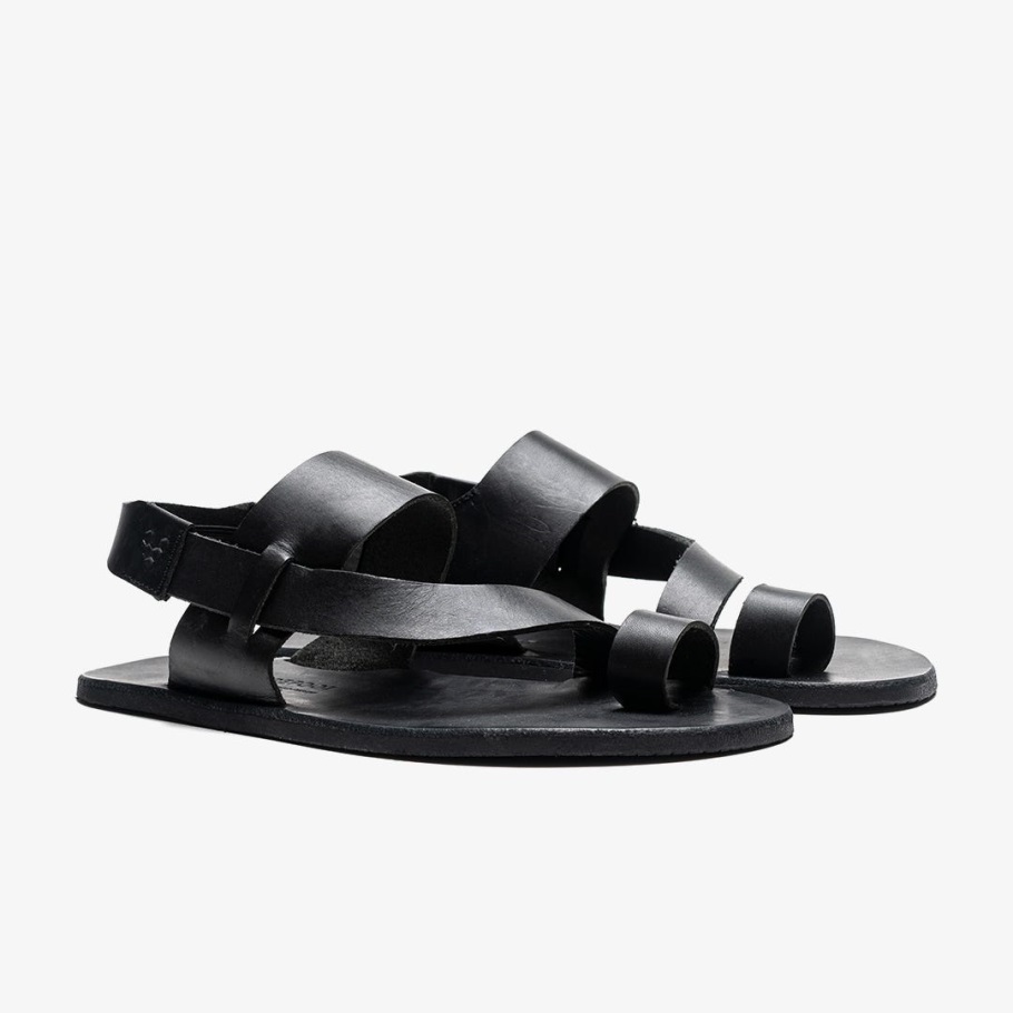 Opanka Sandal Womens Vivobarefoot Black