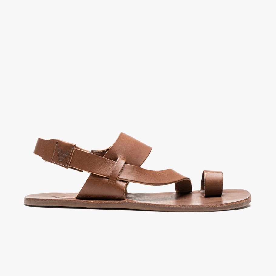 Tan Vivobarefoot Opanka Sandal Womens