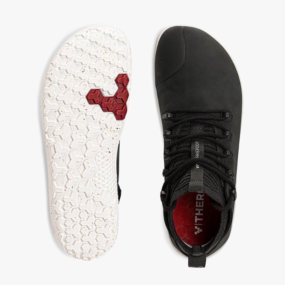 Vivobarefoot Magna Fg Womens Obsidian-White
