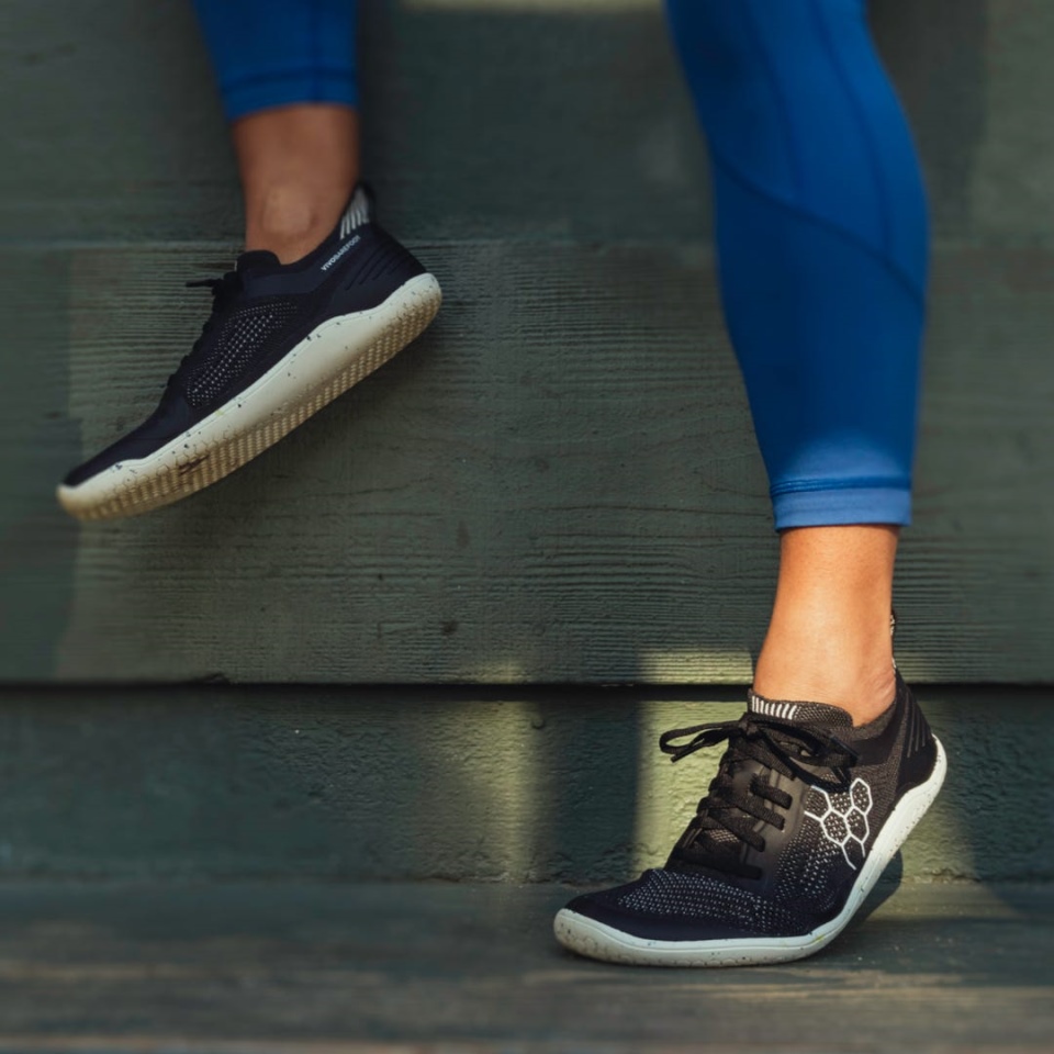 Geo Racer Knit Nők Obszidián