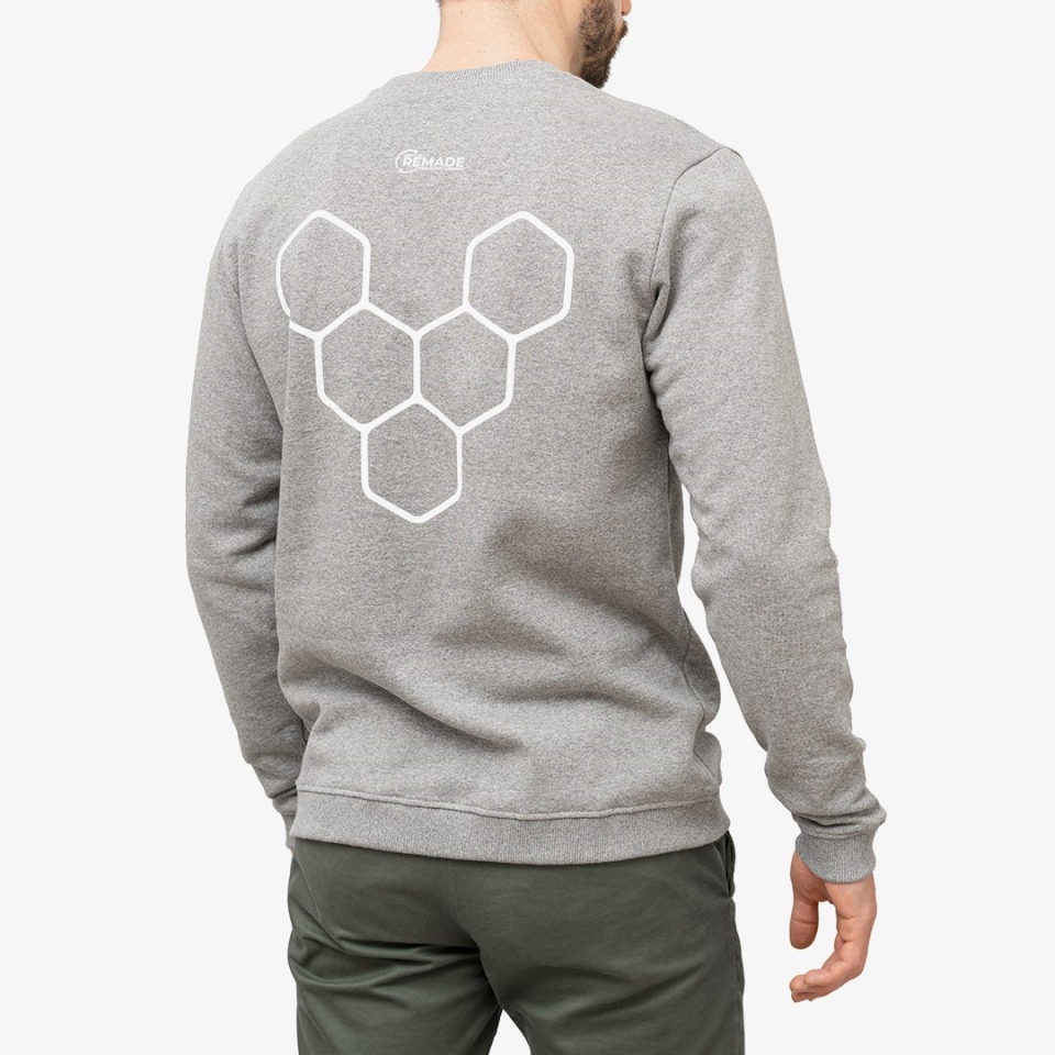 Rapanui Sweatshirt Férfiak Szürke